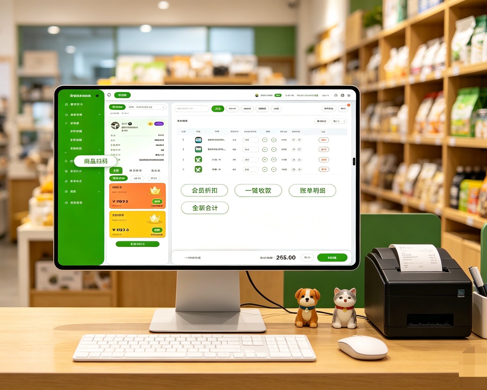 宠物店收银系统（连锁版）