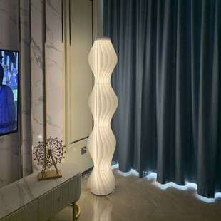 网红草裙落地灯高级感设计师客厅轻奢风沙发角几氛围艺术ins创意