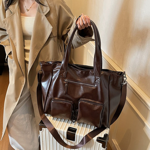 漫茗雪短途旅行包女轻便大容量2026新款单肩运动便携行李包