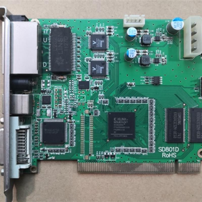 LINSN 灵星雨TS801D 全彩色LED屏发送卡同步屏发送卡