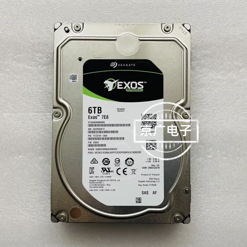 原装银河 ST6000NM0095 企业级服务器硬盘6T 7200转256M SAS 3.5