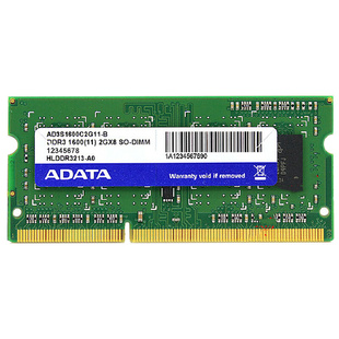 AD3S1600C2G11 DIMM笔记本内存 DDR3 2GX8 1600 B2GB