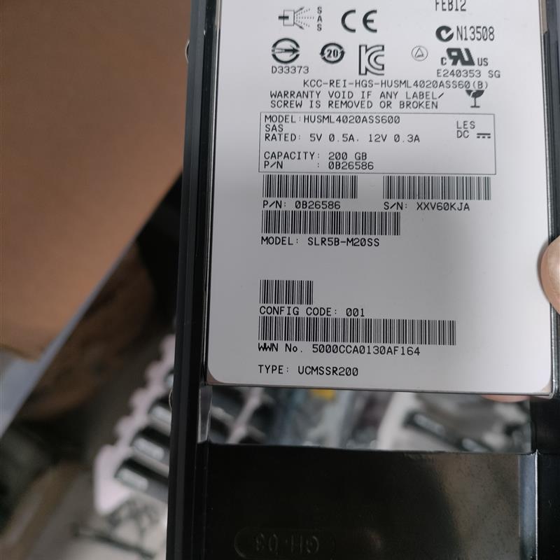 5541907-A B5A-M200SS HDS VSP 200GB SAS 2.5  SFF SSD HDD