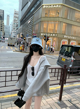 POET WONG【人生Hoodies】B入!安全感大卫衣Miu双面太空棉外套秋