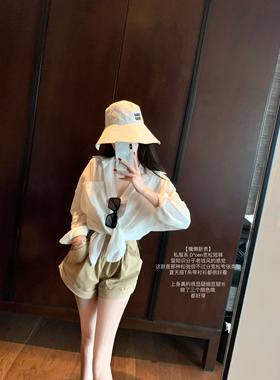 【七折清仓】慵懒新贵松弛短裤 百分百纯棉Ju显瘦显腿长宽松百搭