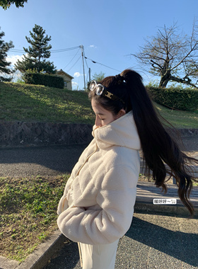 POET WONG【蒙蒙奶包】主推!！M*oncler 定制泰迪绒羽绒服厚外套