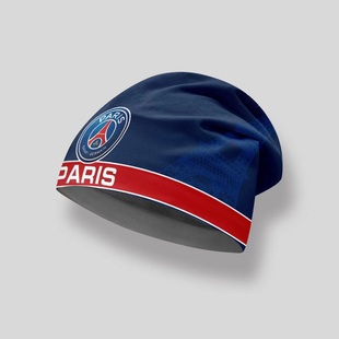 大巴黎圣日耳曼足球队训练帽子防寒保暖冬季抓绒头套欧冠PSG周边