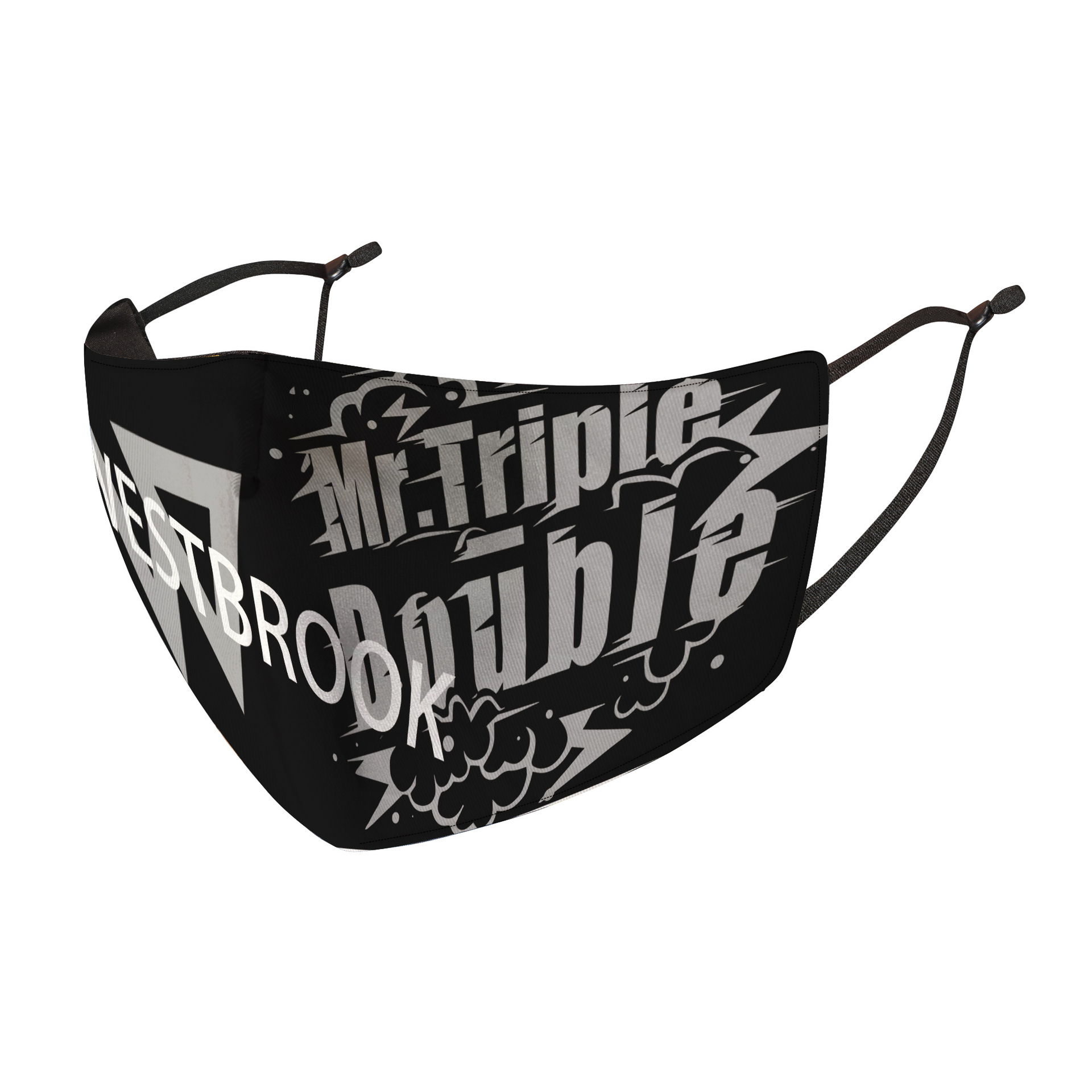 Westbrook威斯布鲁克口罩0号篮球队 全明星球迷透气3D冰丝防晒