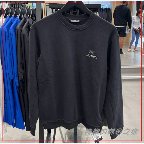 韩国ARC'TERYX/始祖鸟Emblem Fleece 男圆领抓绒卫衣X000005800