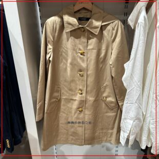 韩国代购Ralph Lauren拉夫劳伦女士中长款日常休闲风衣WMLROTWS28