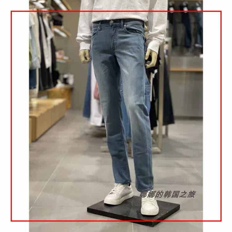 韩国代购CK JEANS男士青春时尚牛仔裤弹力日常休闲长裤子J320646