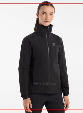 代购Arcteryx始祖鸟 Atom Jacket 纯色高领拉链户外棉服女款30091