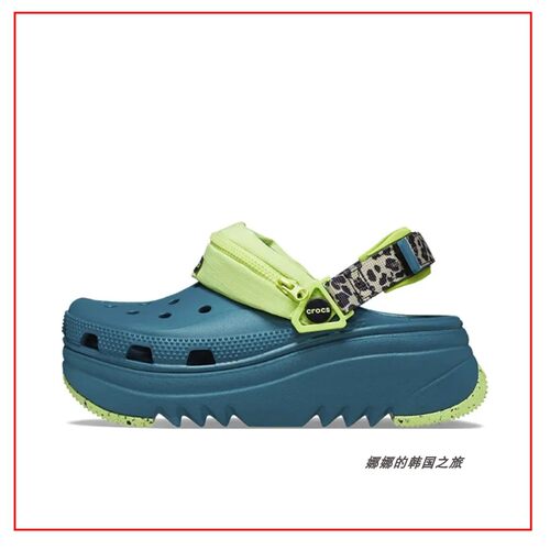 韩国代购Crocs卡洛驰Hiker Xscape EVA经典印花外穿洞洞鞋208605