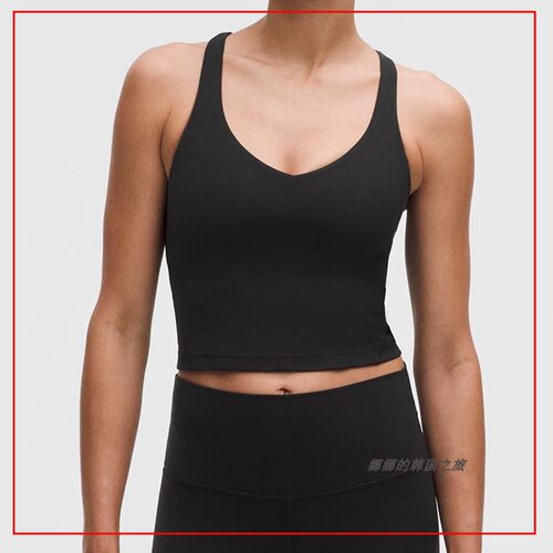 韩国代购lululemon露露乐蒙Align女士运动背心A/B胸垫可拆LW1GARS
