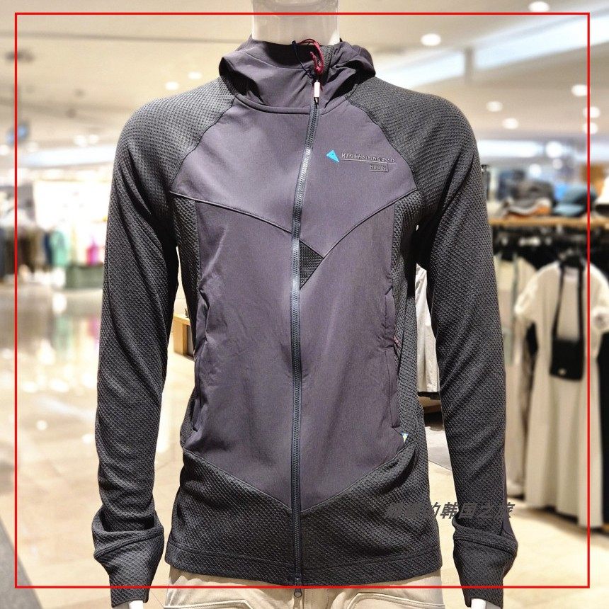 韩国代购Klattermusen攀山鼠Hugin 男户外保暖快干运动帽衫20681M