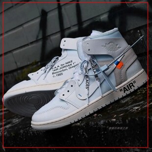 韩国代购Air Jordan 1xOff-White AJ1 VAA 复古篮球鞋AA3834-100