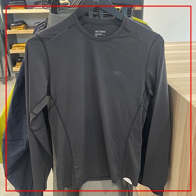 韩国代购ARC'TERYX/始祖鸟Motus Crew LS男士透气圆领长袖T恤7159