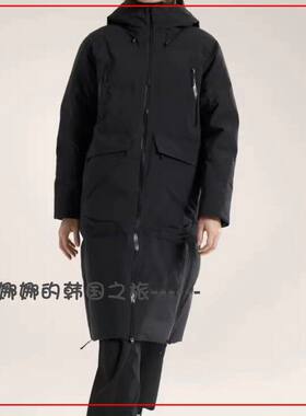 韩国代购ARC'TERYX始祖鸟 女士LIATRIS羽绒派克大衣长羽绒服X7133