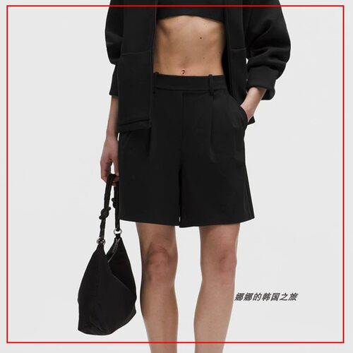 韩国代购lululemon Daydrift女士褶饰款高腰短裤 7