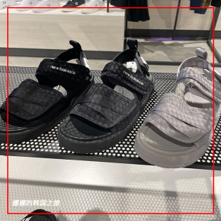 NEW BALANCE韩国代购男女新百伦百搭魔术贴NB运动沙滩凉鞋拖鞋潮