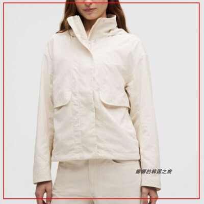 韩国代购lululemon Always Effortless女外套Evolve防晒衣LW4CNOS