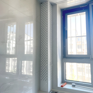 饰罩l型U形 洞洞板置物架遮挡热水器厨房磁吸板燃气管三面排气管装