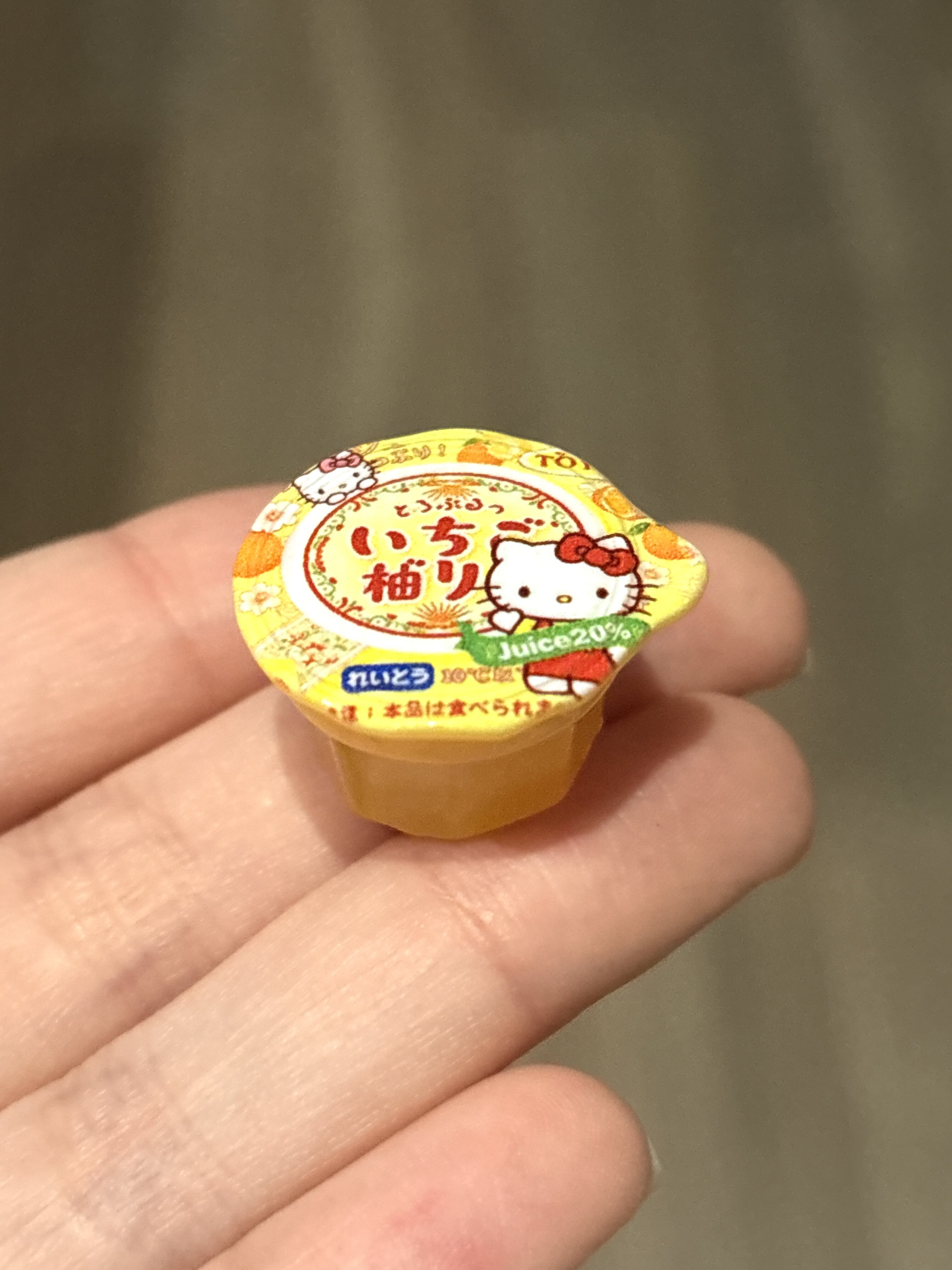 【仿真甜点系列】迷你HelloKitty果冻布丁树脂创意娃娃屋摆件