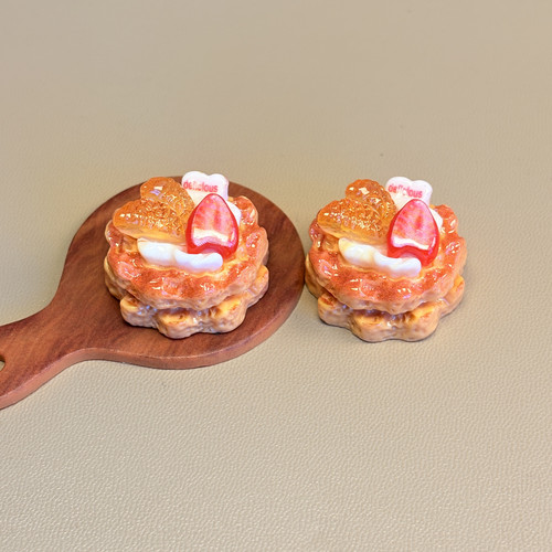 仿真树脂配件食玩草莓橘子奶油蛋糕diy手机壳洞洞鞋发夹吊坠挂件