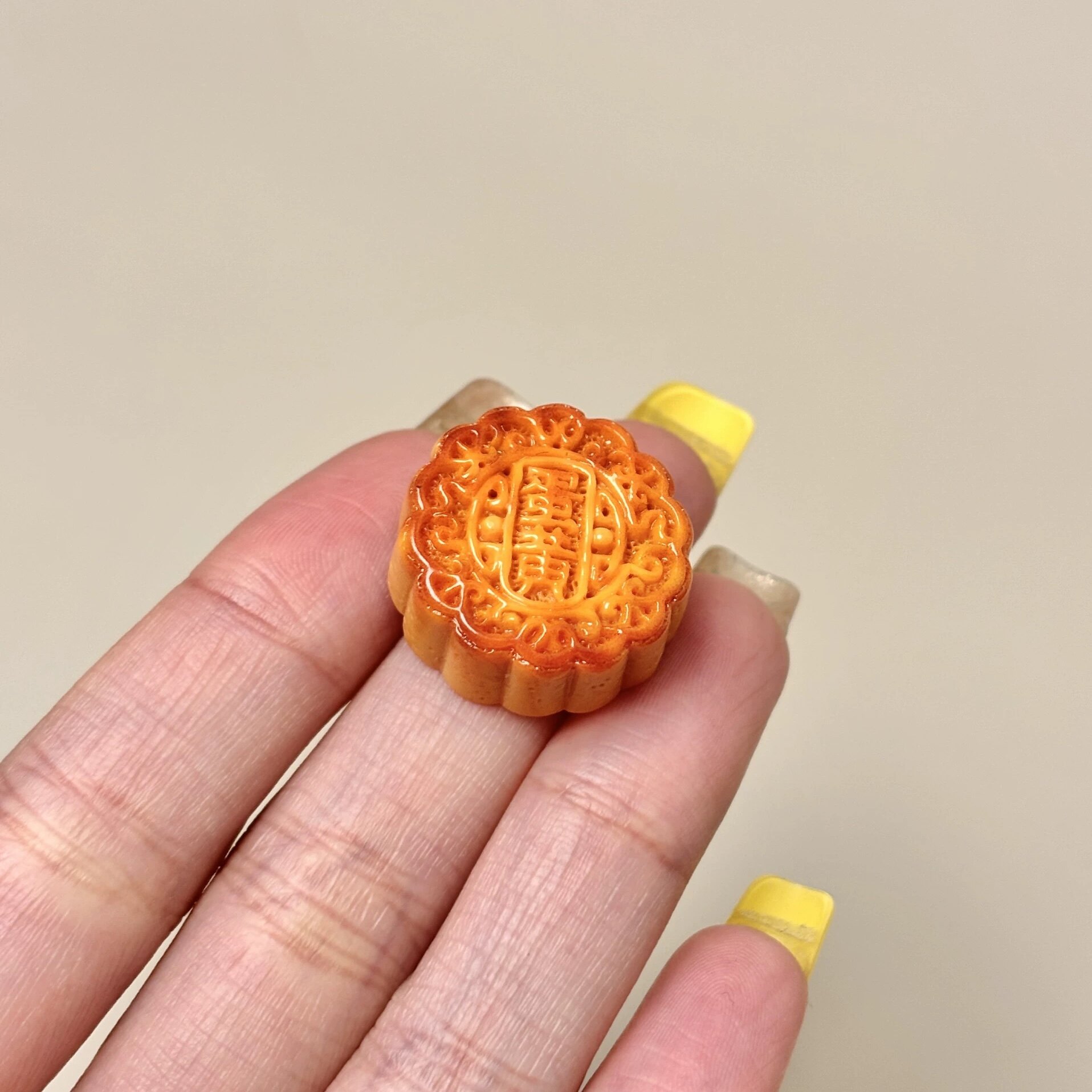 迷你月饼微缩食玩月饼甜品树脂配件diy饰品创意桌面摆件