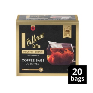澳洲代购直邮Vittoria 100% 阿拉比卡优质袋泡咖啡细腻浓郁20小袋