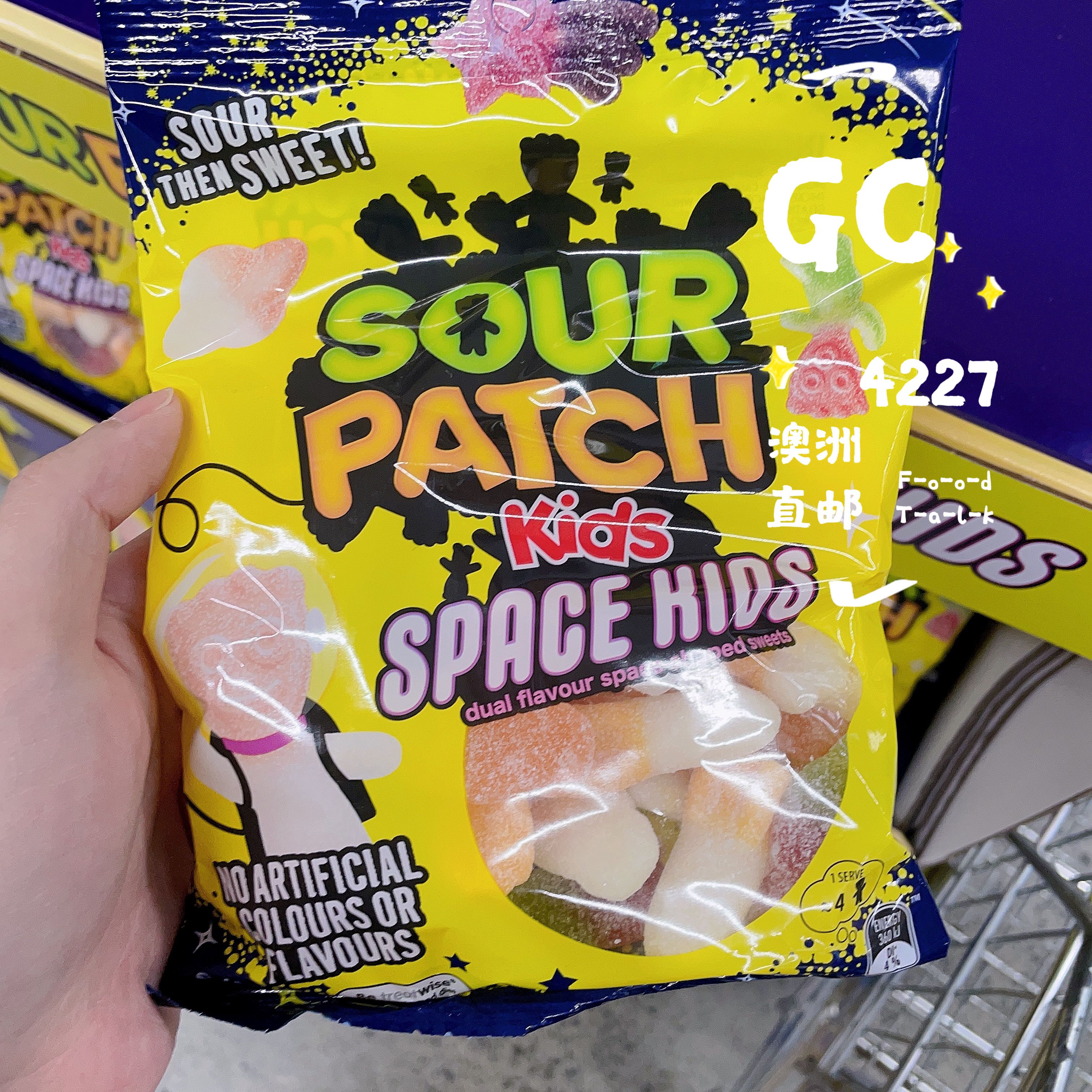 澳洲代购直邮Sour Patch 酸甜西瓜强劲酸味小人造型果味软糖 220g 零食/坚果/特产 传统糖果 原图主图