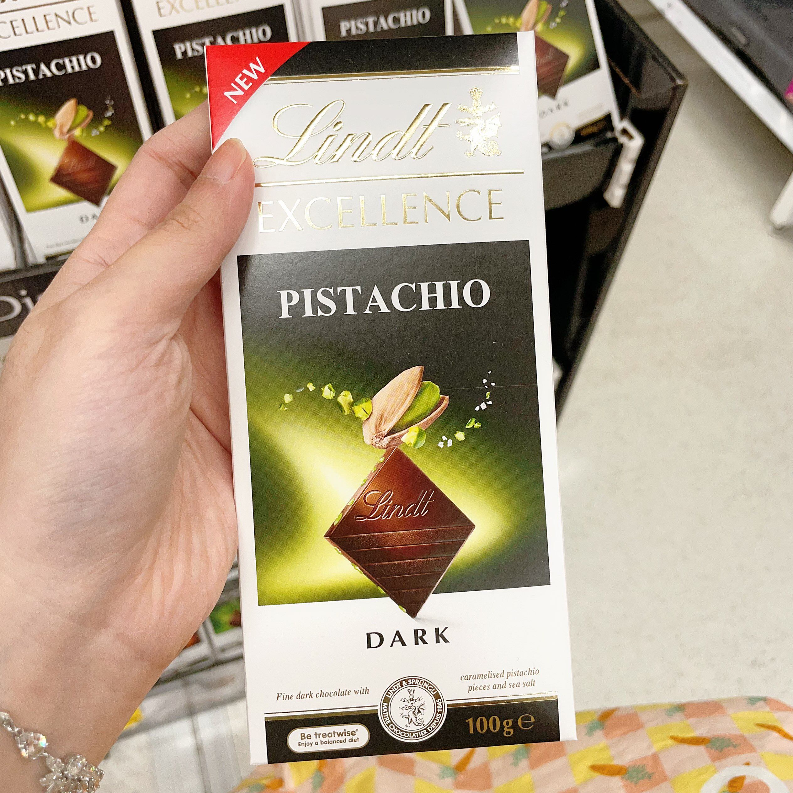 澳洲直邮Lindt瑞士莲特醇排装可可黑巧克力50%70%85%99%海盐 100g