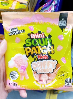 澳洲代购直邮Sour Patch 酸甜西瓜强劲酸味小人造型果味软糖 190g
