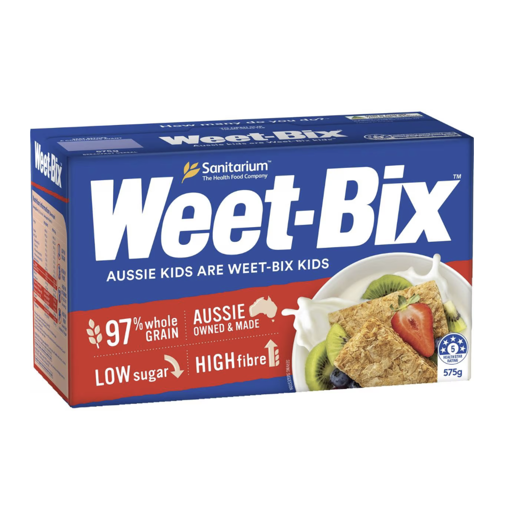 澳洲代购直邮Sanitarium 网红Weet-bix weetbix早餐谷物麦片 575g