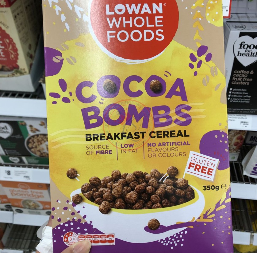 澳洲代购直邮 Lowan cocoa bombs可可球炸弹早餐麦片无麸质过敏儿属于什么档次？