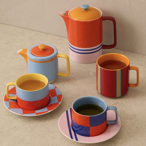 澳洲代購直郵 T2 Moditerranean Teapot 现代风格茶壶 茶具 1个