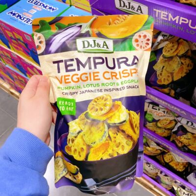 澳洲直邮DJ&A天妇罗Tempura蔬菜片 南瓜莲藕茄子日式蔬菜片 270g