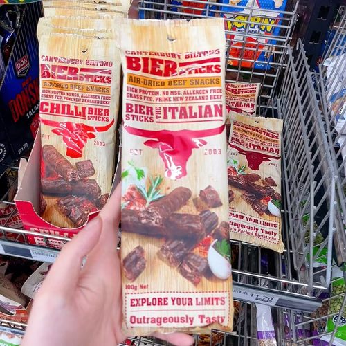 澳洲代购直邮Canterbury Biltong Chilli A/D Beef 牛肉干100g