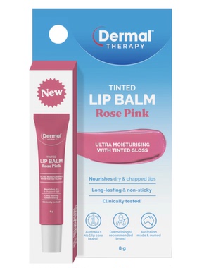 澳洲代购直邮 Dermal Therapy全新保湿唇部救星修复有色润唇膏 8g