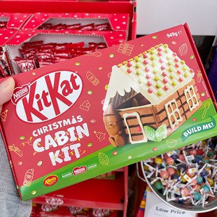 澳洲代购 949g 直邮kitkat雀巢奇巧圣诞限定DIY巧克力小屋制作套件