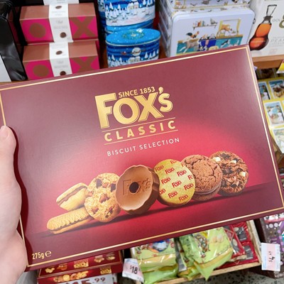 澳洲代购直邮 Foxs Biscuits 冬日限定 巧克力甜点饼干礼盒 250g