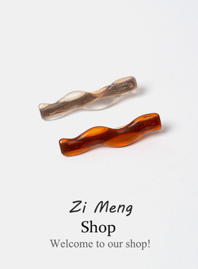 发夹网红2026年新款碎发波浪果冻刘海夹前额侧边鸭嘴夹简约一字夹