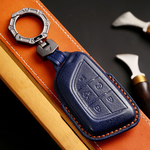 适用新款凯迪拉克CT5钥匙套真皮CT4 CT6 XT4 XT5 GT4锐歌钥匙包壳
