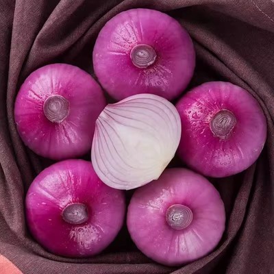 应季新鲜紫皮洋葱脆嫩多汁圆葱洋葱蔬菜红皮特产农家元葱水果精选