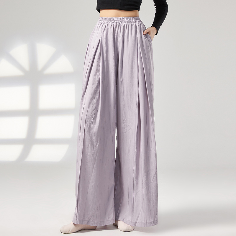 共妍现代舞练功服新款阔腿裤子