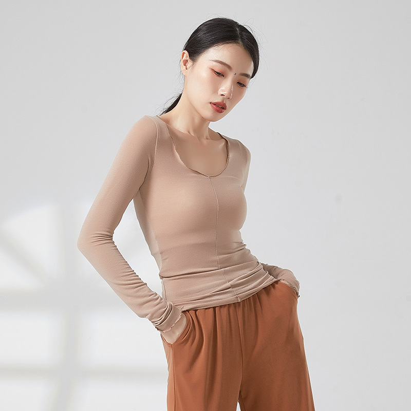修身打底衫舞服共妍显瘦百搭