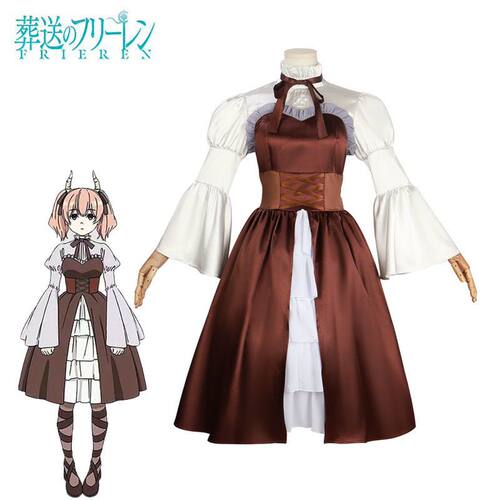 芙莉莲cos服莉涅cos服魔法使芙莉莲cosplay装泡泡袖女仆装表演服