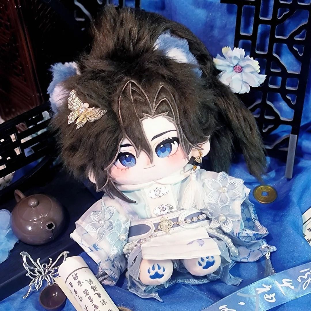 正版原创王者荣耀周边孙权属性20cm棉花娃娃公仔玩偶毛绒玩具礼物图片