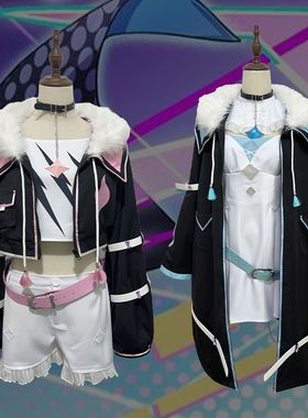 虚拟主播Hololive Vtuber Fuwawa Mococo Abyssgard cosplay服装