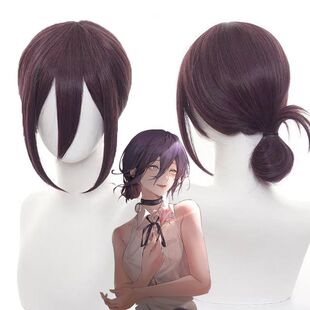 电锯人蕾塞cos假发黑紫色混丝辫子扎好半成品无需大修学生平价